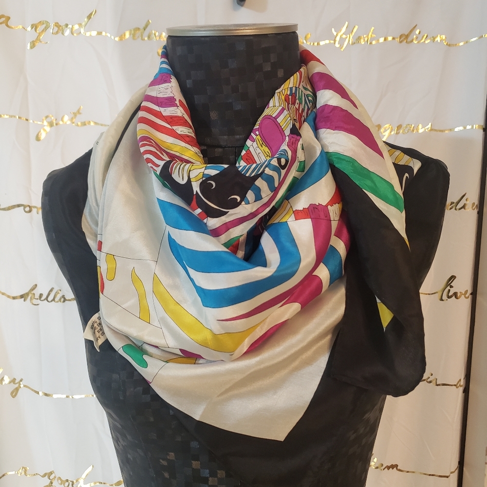 100% silk scarfs